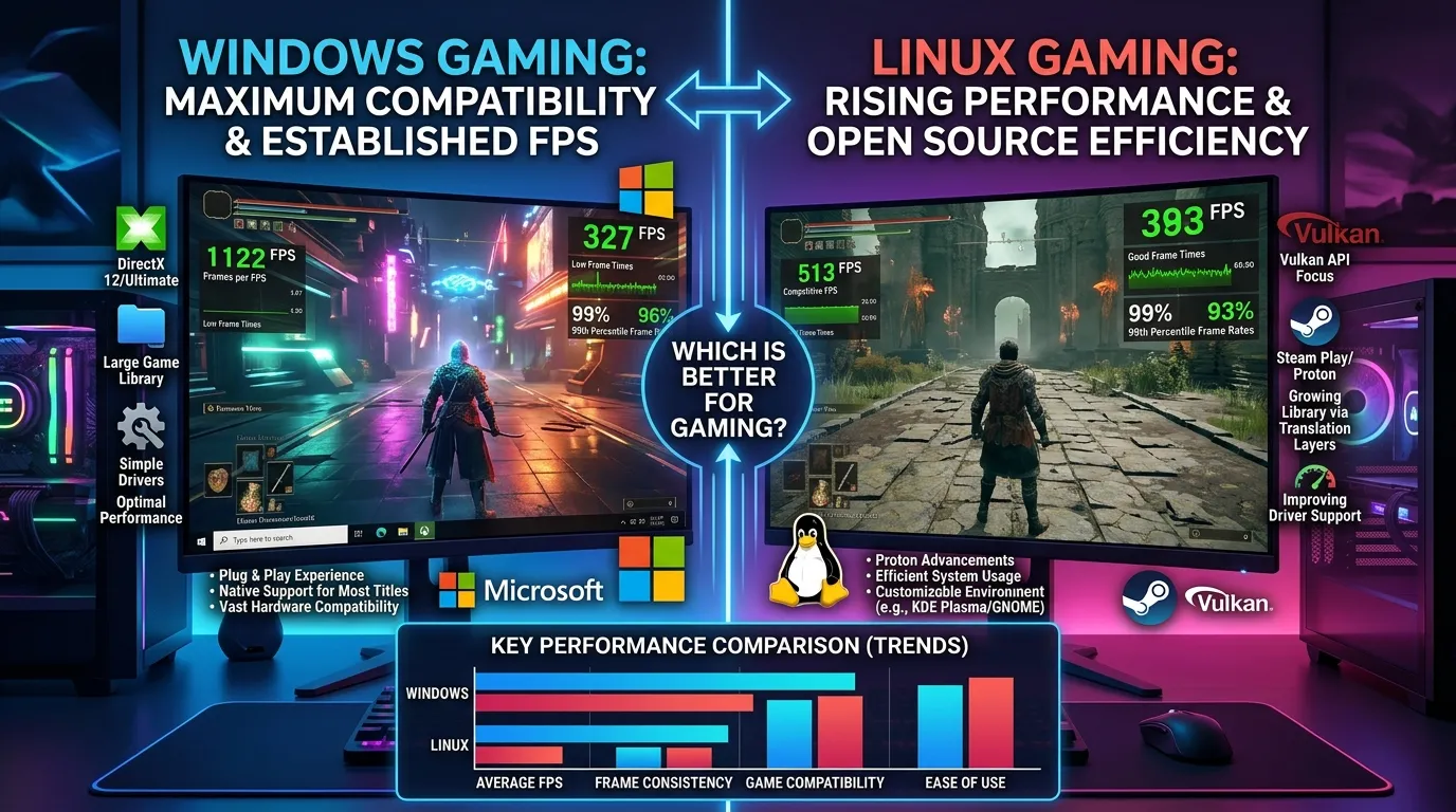 Linux Gaming Performance vs Windows