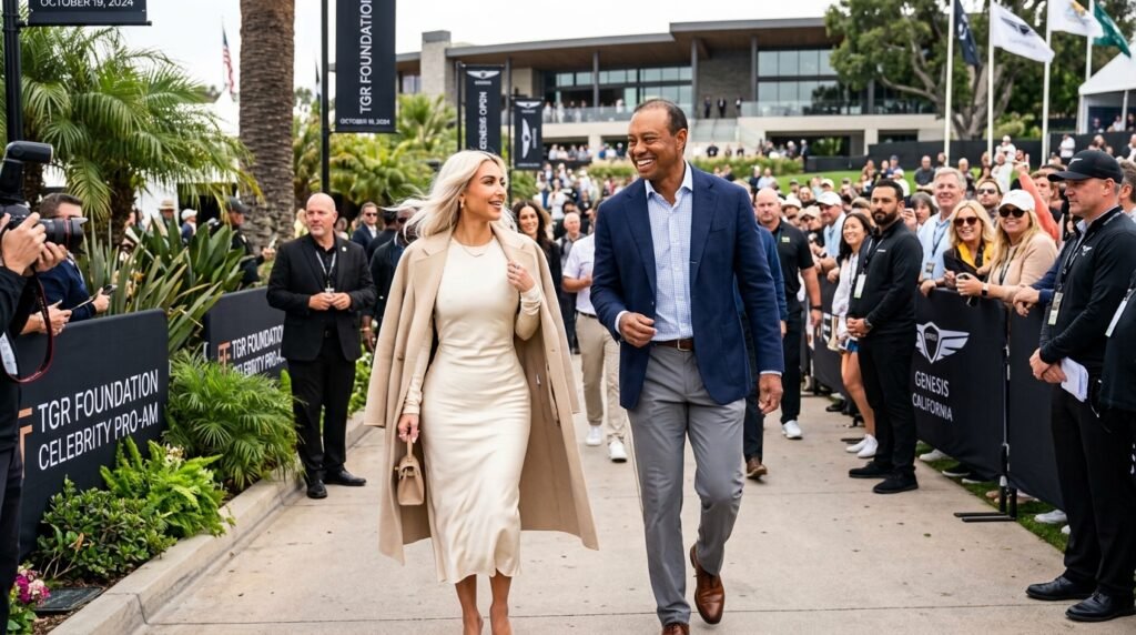 Kim Kardashian and Tiger Woods Today