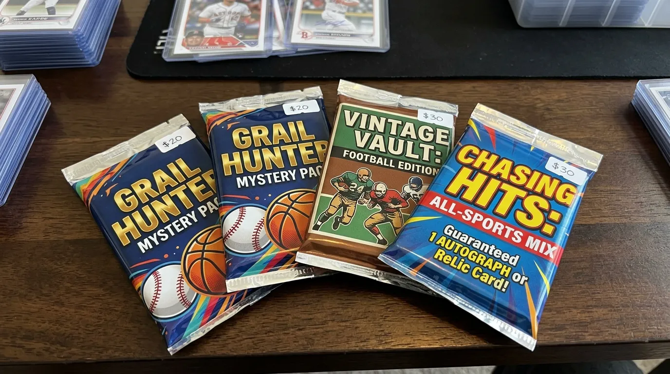 Sports Card Mystery Packs